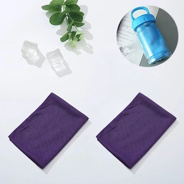 ChillWrap – Rapid Cooling Towel – Purple / Purple