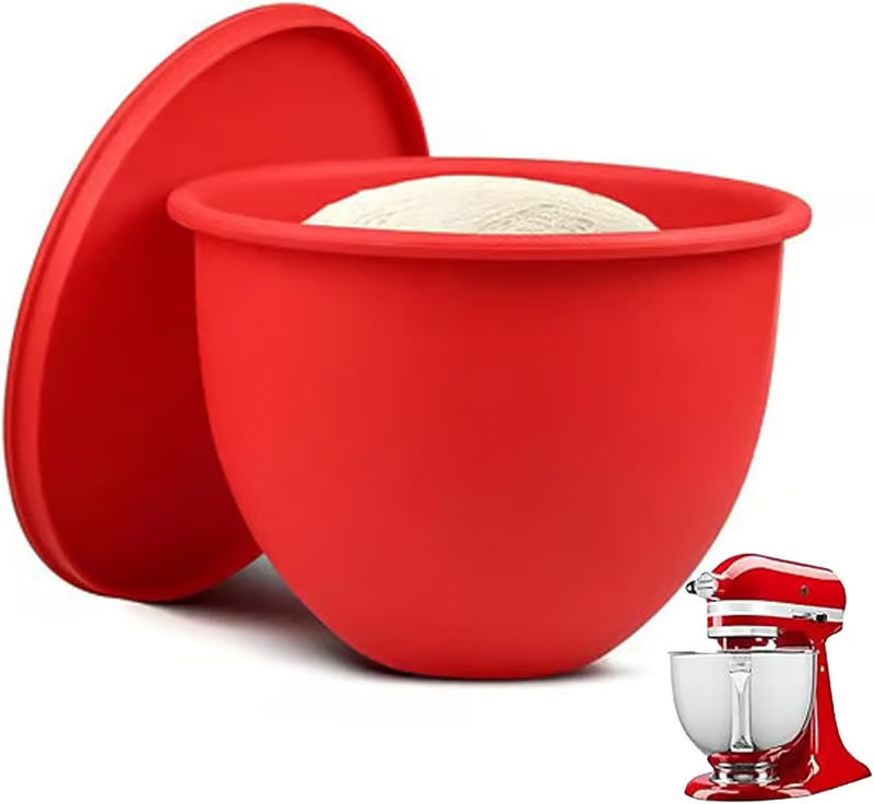BowlShield – Food Grade Stand Mixer Silicone Liner – Red / 9.09in*8.93in*7.35in