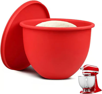 BowlShield – Food Grade Stand Mixer Silicone Liner – Red / 9.09in*8.93in*7.35in
