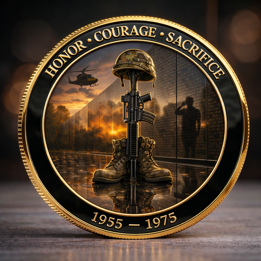 FreedomValor – Vietnam War Heroes Collector Coin – Buy 1 - Personal Collection