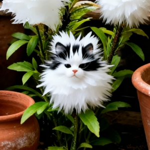 Enchant Your Garden! Magical Plants! Cat's Eye Dazzling Seeds ! – Black White / 200 Seeds