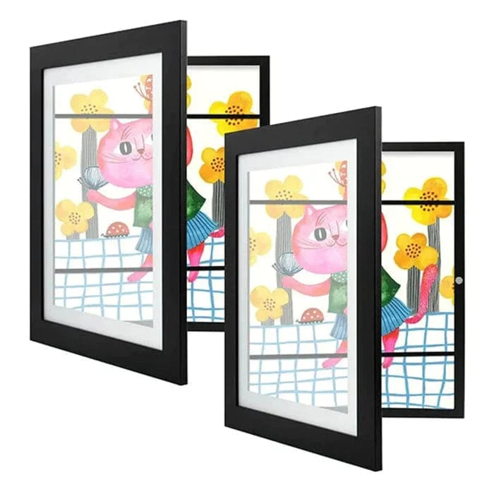 LittleGallery – Children’s Art Projects Display Frames – Black / 11.8inch(A4)