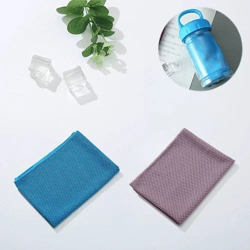 ChillWrap – Rapid Cooling Towel – Blue / Grey