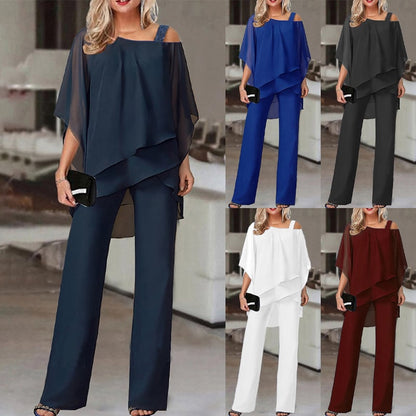 PureLuxe – Women’s Layered Chiffon Outfit Set – image 2