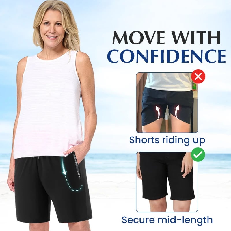 CoolStride – Breathable Ice Silk Stretch Shorts – image 9