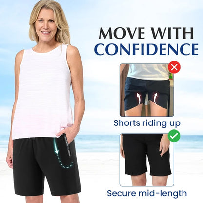 CoolStride – Breathable Ice Silk Stretch Shorts – image 9