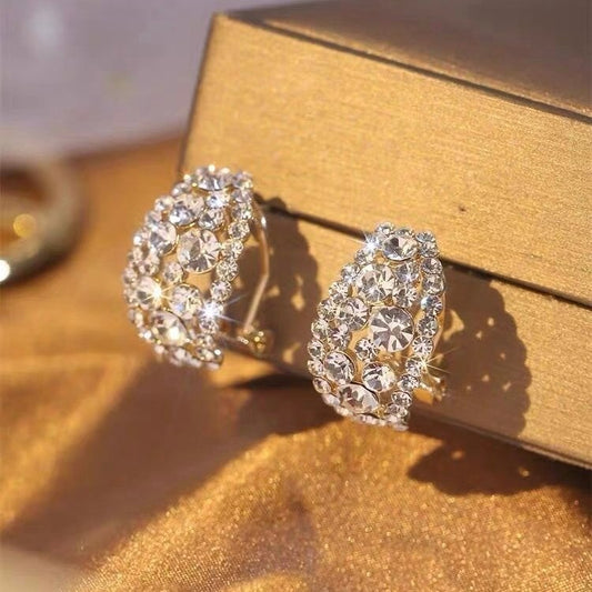 StellaGrace – Premium Party Earrings – White