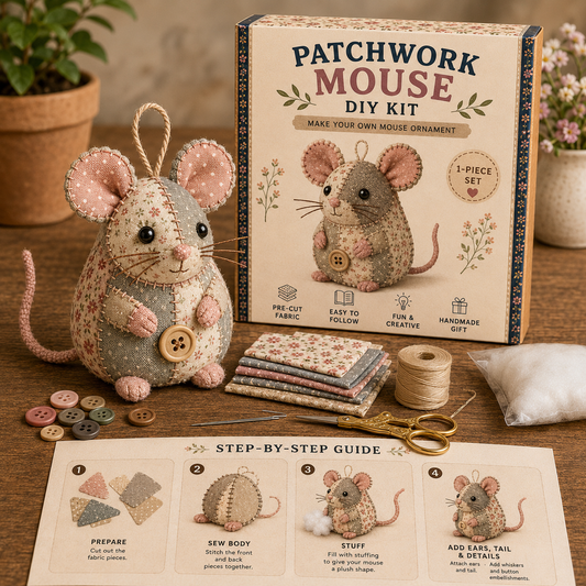 StitchMouse – DIY Patchwork Craft Kit – Buy 1