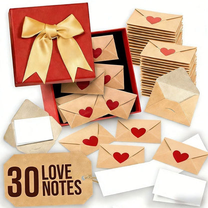TinyTales – Blank Card Mini Envelope Collection – 30 sets+Gift Box