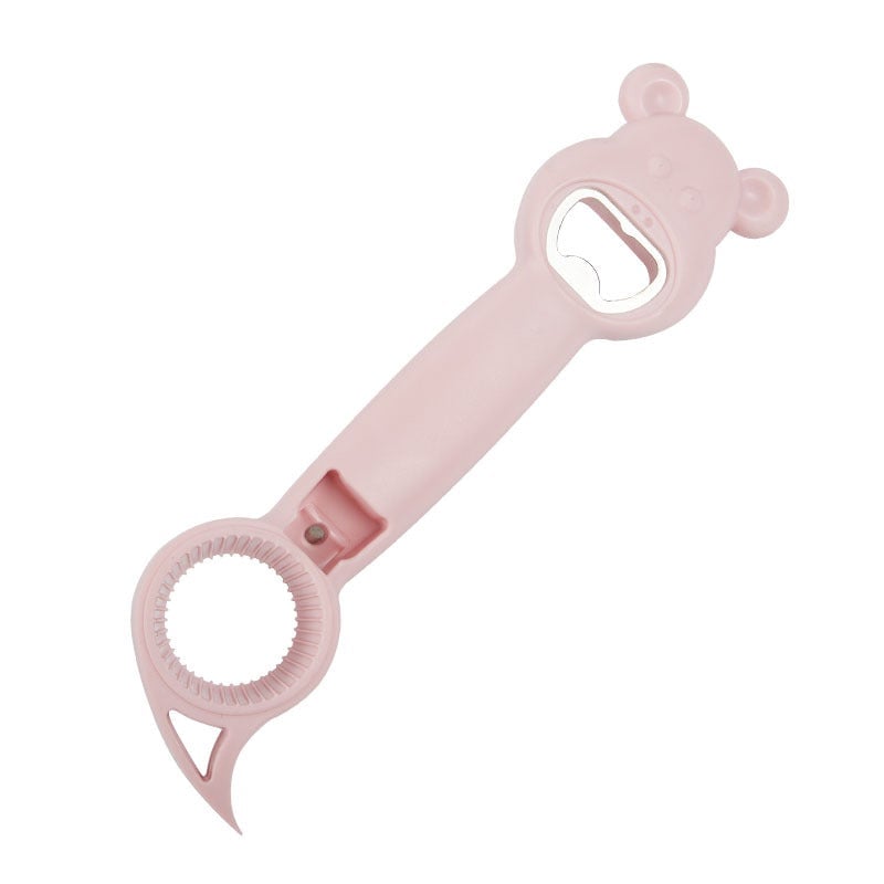 TwistMate – Multi-Function 4-in-1 Bottle & Jar Opener – Pink