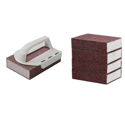 SparklePro | Multi-Surface Magic Cleaning Sponge – Handle (Gray) × 1 + Sponge × 5