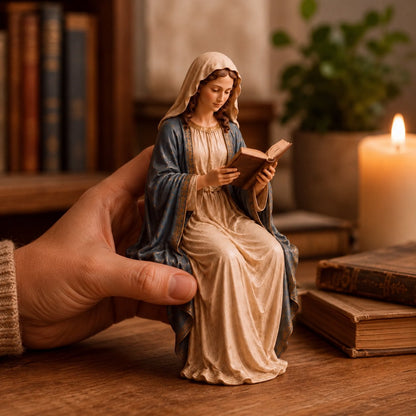 DivineRest - Virgin Mary Reading Figurine – image 3