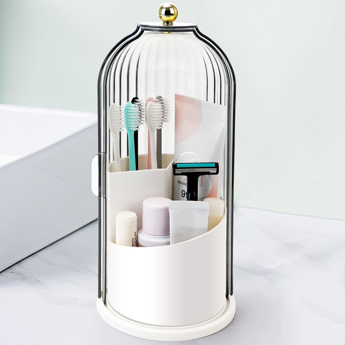 BrushNest – Sliding Lid Toothbrush Organizer – image 8