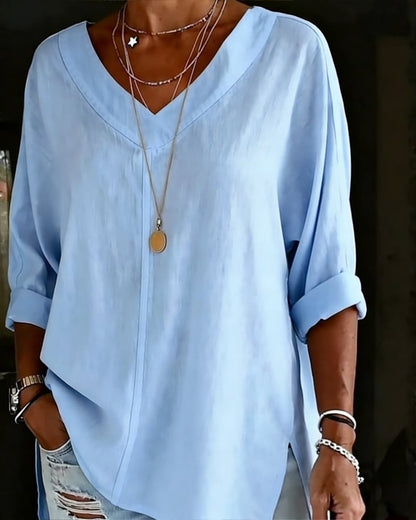 LunaCot Vee – Relaxed Cotton Top – image 10