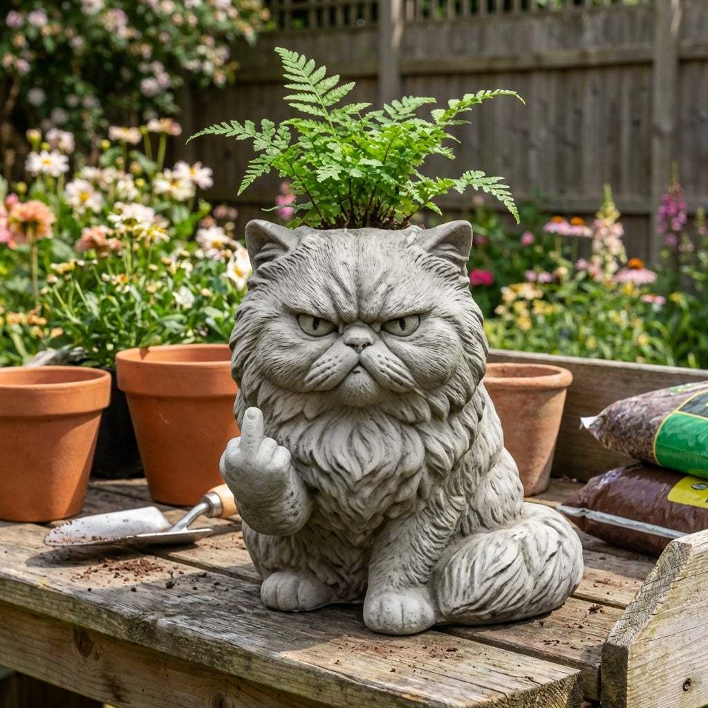 BullyPot - Decorative Dog Planter – Garfield