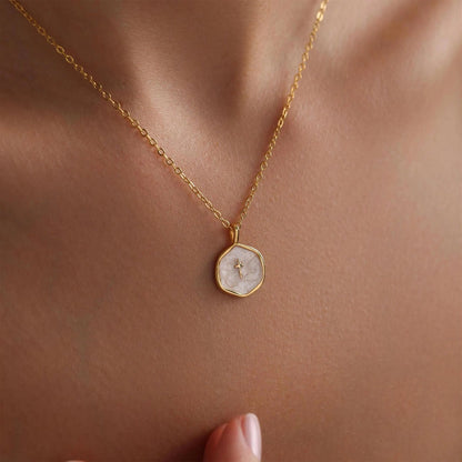 LuminaCross - Elegant Gold-Tone Faith Necklace – image 7
