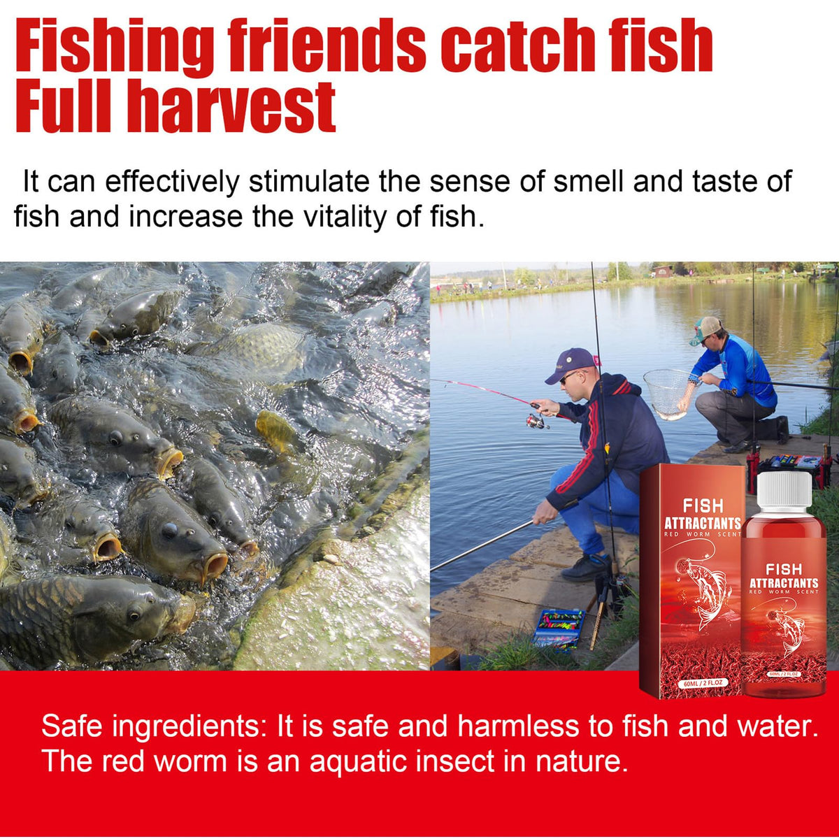 AquaBite – Red Worm Liquid Fishing Bait – image 5