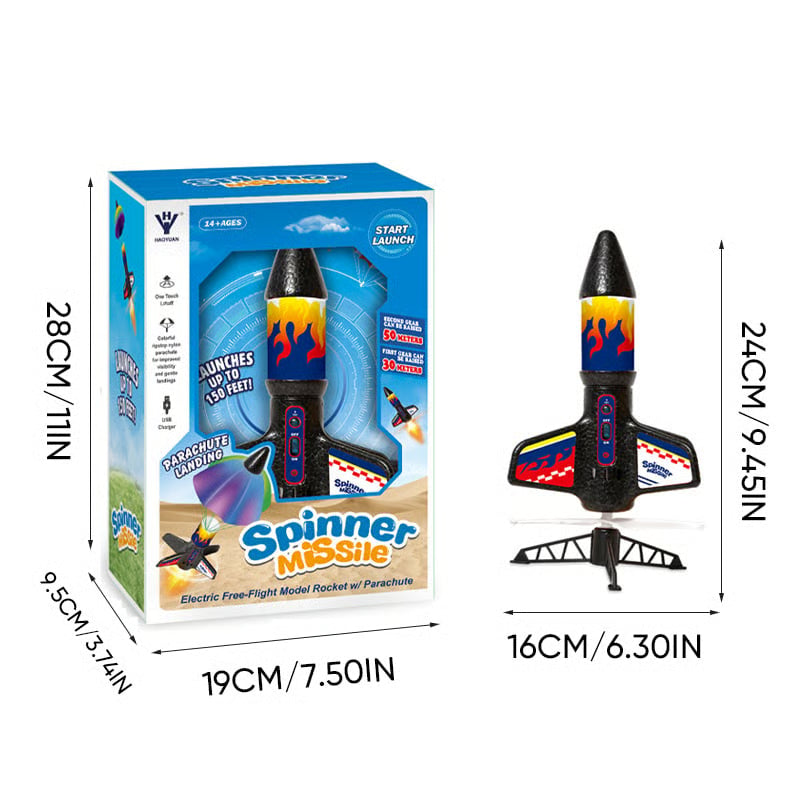 AirWhirl Pro – Electric Spinner Rocket Toy – 1 set