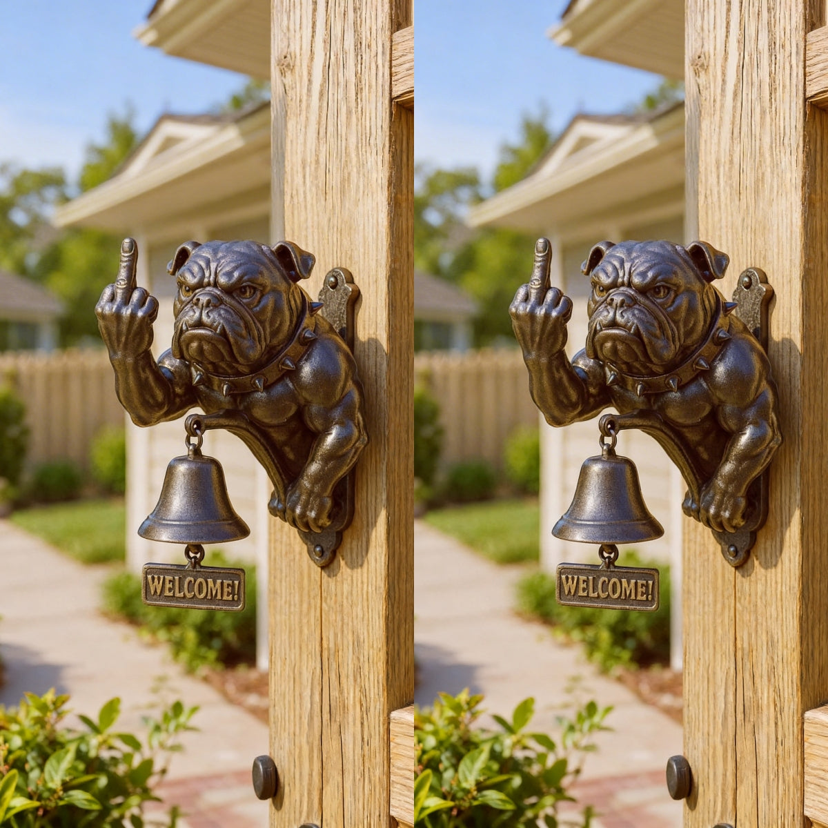 BarkBell – Funny Bulldog Door Chime – image 3