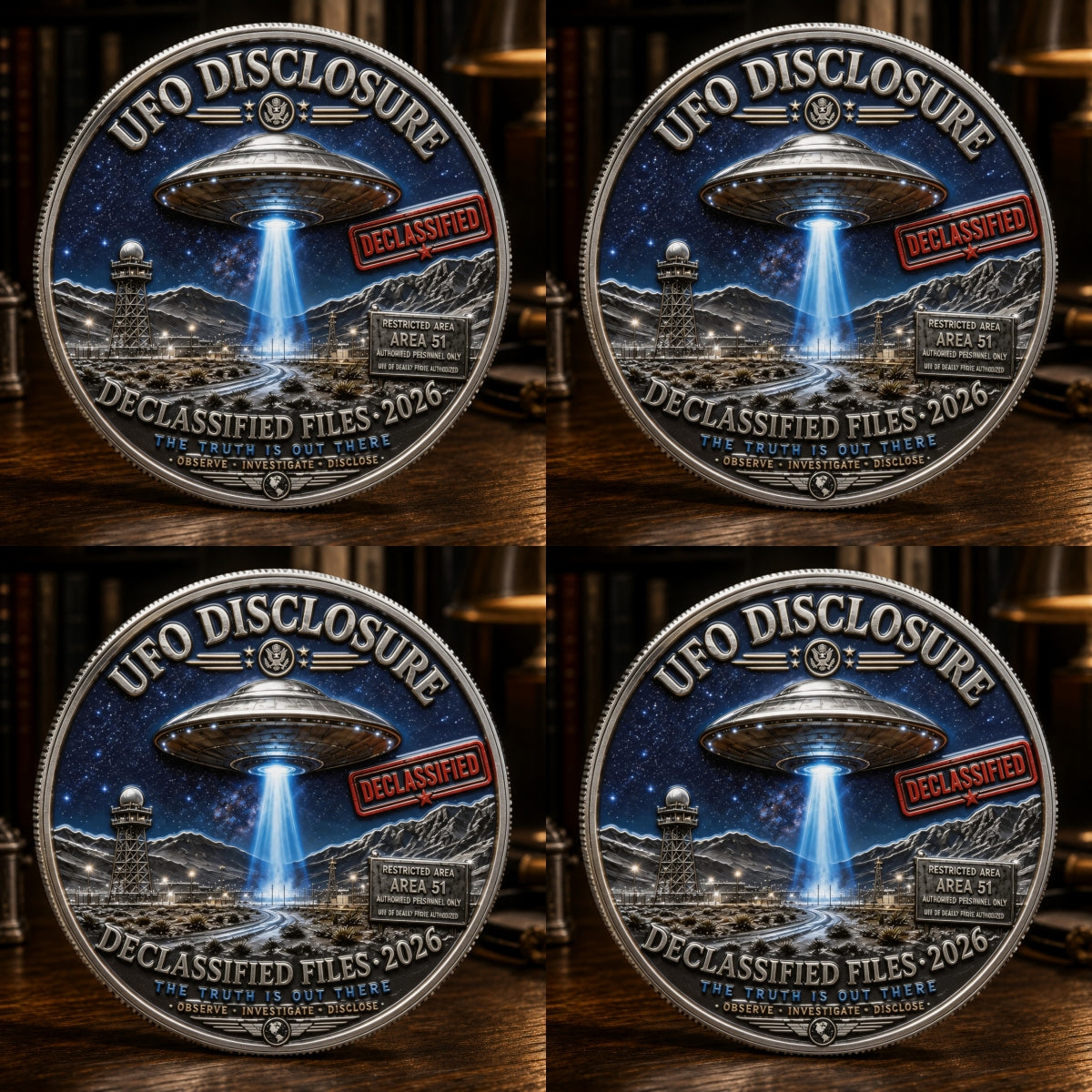 CosmicTruth - UFO Disclosure 2026 Commemorative Coin – BUY 2 GET 2 FREE(4 Coins-Hot Sale)