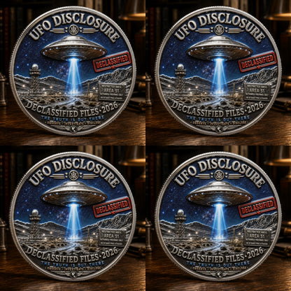 CosmicTruth - UFO Disclosure 2026 Commemorative Coin – BUY 2 GET 2 FREE(4 Coins-Hot Sale)