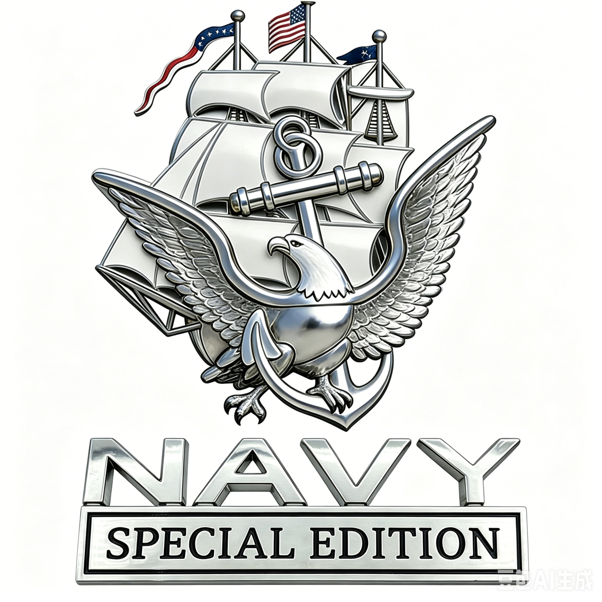 NavyHonor – Navy Veteran Metal Auto Emblem – image 18