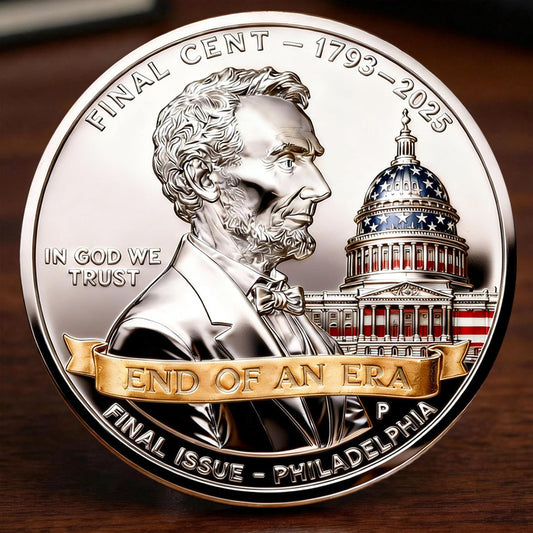 THE FINAL CENT 1793–2025 · END OF AN ERA – 1 Coin