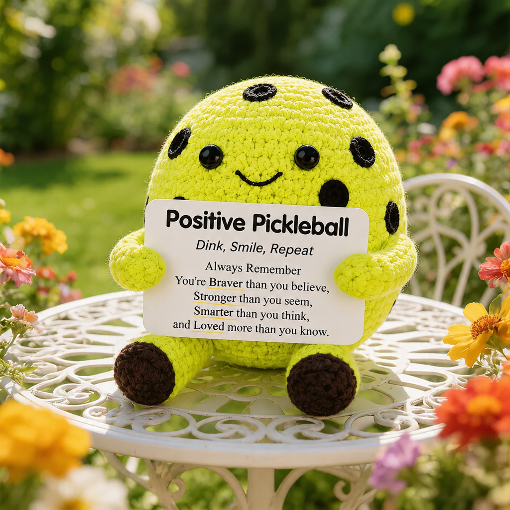 BraveBall – Motivational Softball Plush Buddy – Pickleball
