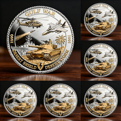 PatriotHonor – 35th Anniversary Desert Storm Commemorative Coin – BUY 3 GET 3 FREE(6 Coins)