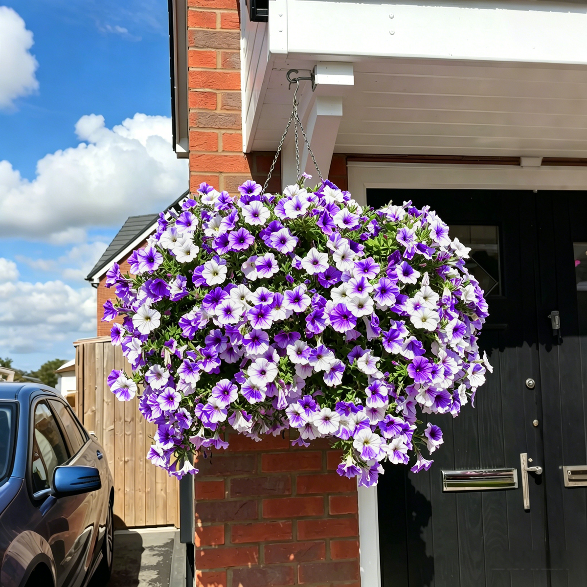BloomScape – Outdoor Floral Decoration – Mixed Purple
