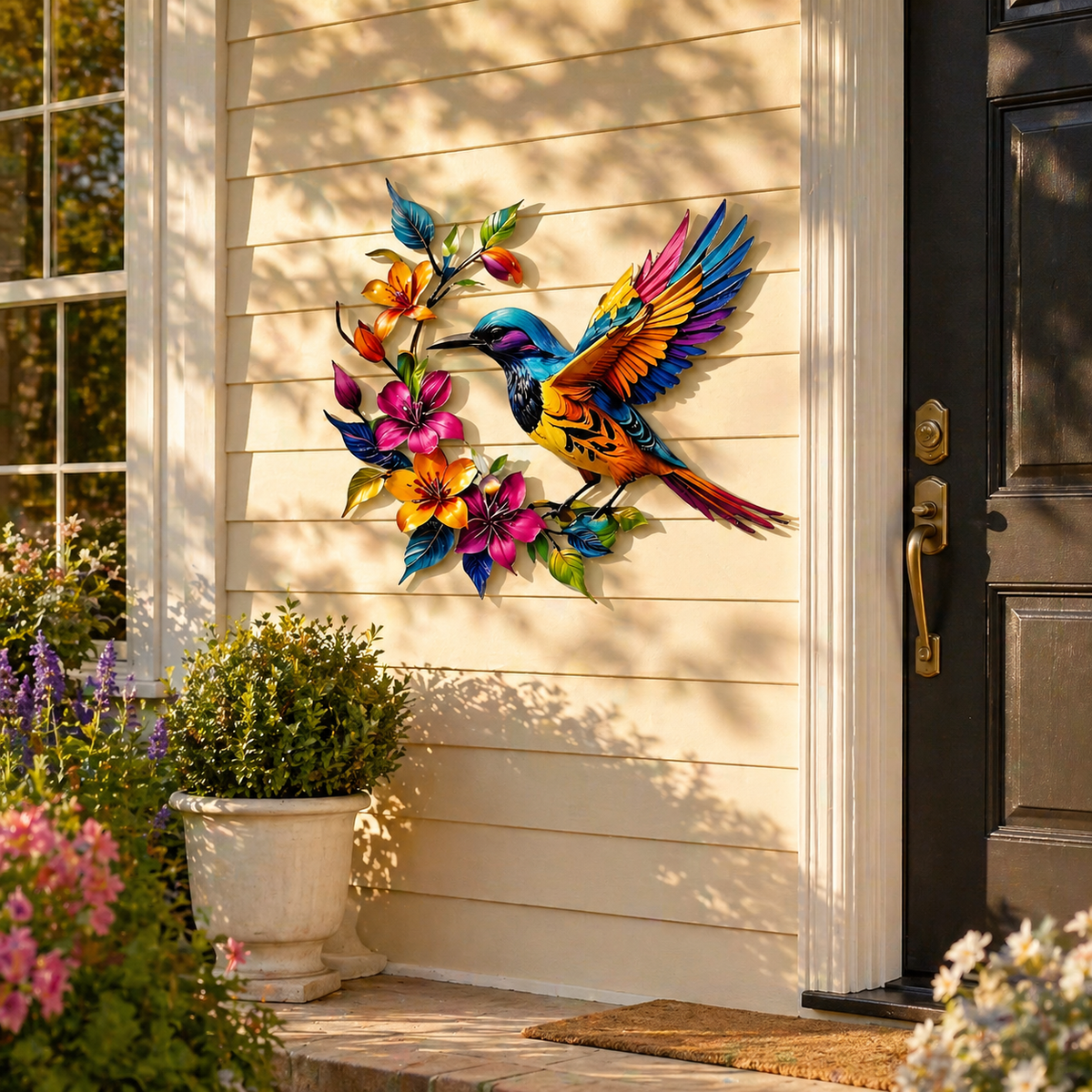 BloomForge – Hummingbird Metal Wall Art – image 13