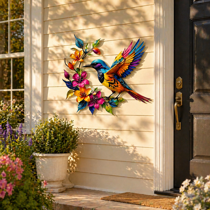 BloomForge – Hummingbird Metal Wall Art – image 13