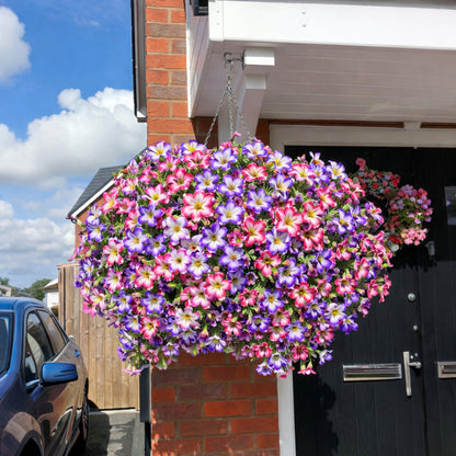 BloomScape – Outdoor Floral Decoration – Mixed Pink