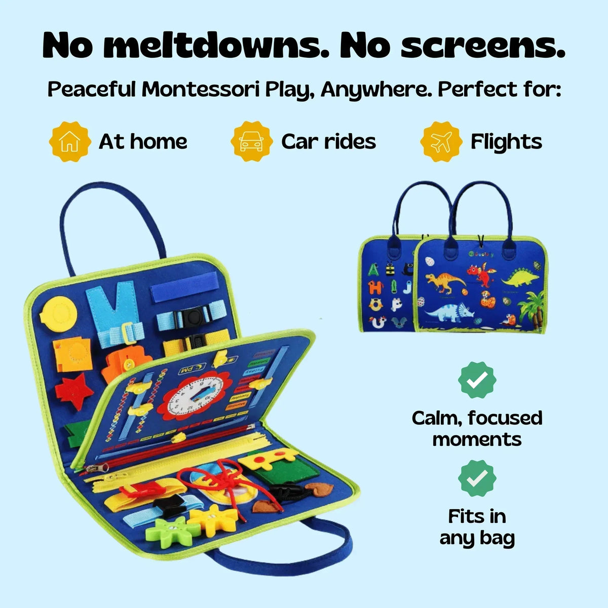 MontiPlay™ – Creative Learning Through Play – Dinosaur Blue