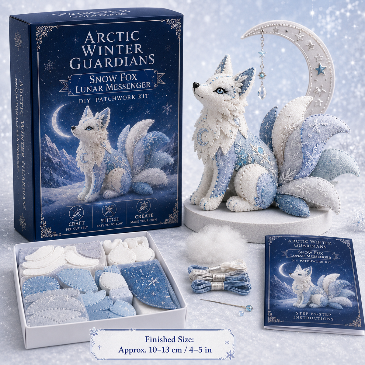 NordicStitch – Winter Fantasy DIY Kit – Moon Fox