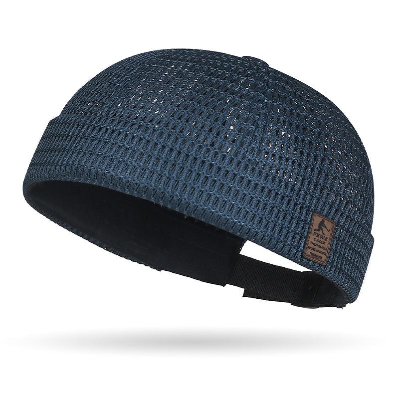 AirFlow Beanie – Brimless Cap – Navy Blue / Buy 1