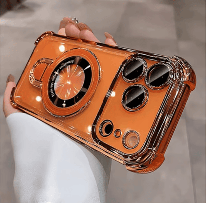 MagView Pro – Hands-Free Phone Case – Transparent / Orange / iPhone 17 Pro Max