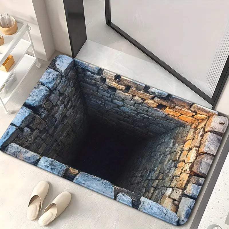 VisionMat - Optical Illusion Door Rug – Endless Abyss 2 / 16*24in