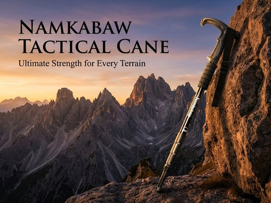 TrekMaster – Heavy-Duty All Terrain Walking Cane – 19.69–43.31inches