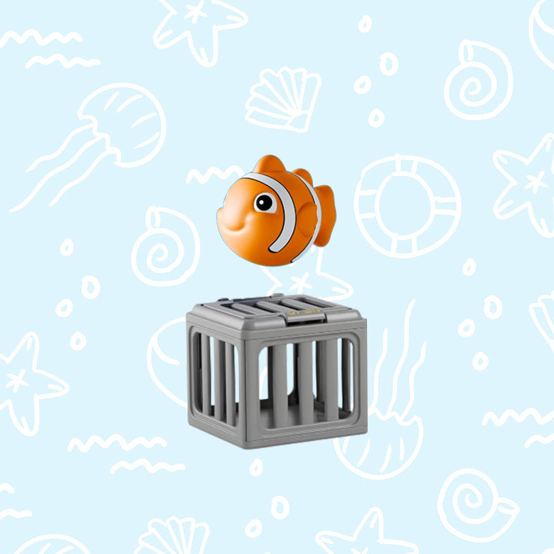 AquaPlay – Children’s Pool Diving Toys Set – Clownfish + cage