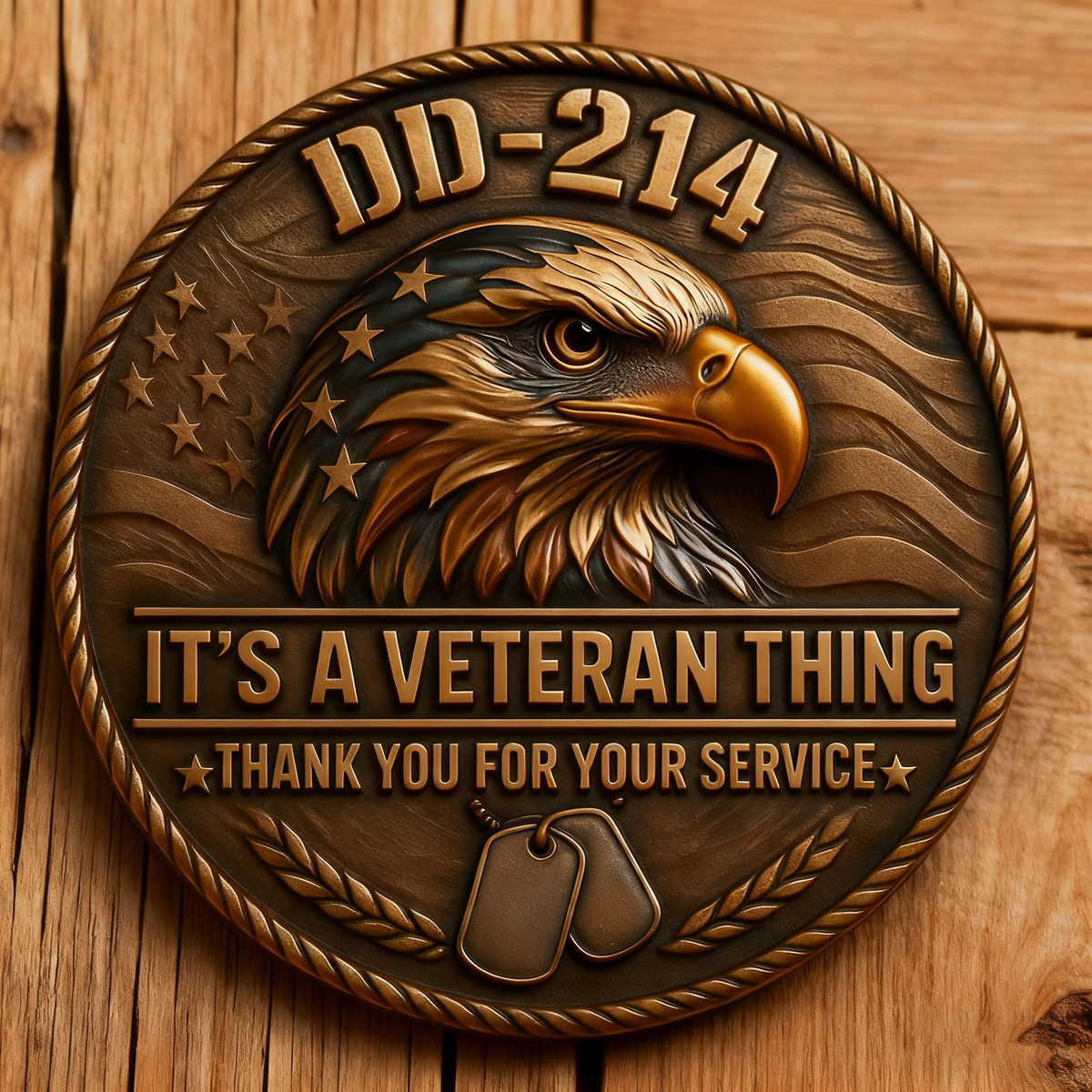 Patriot214 – Veteran Honor Coin – B / BUY 1
