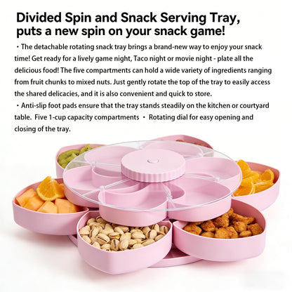 PartyTwist – Rotating Divided Tray – image 7