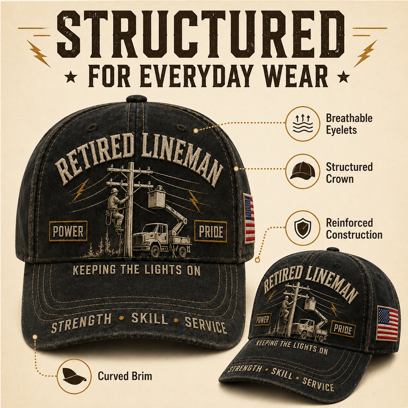 PowerGuard – Retired Lineman Commemorative Cap – image 10