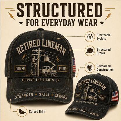 PowerGuard – Retired Lineman Commemorative Cap – image 10