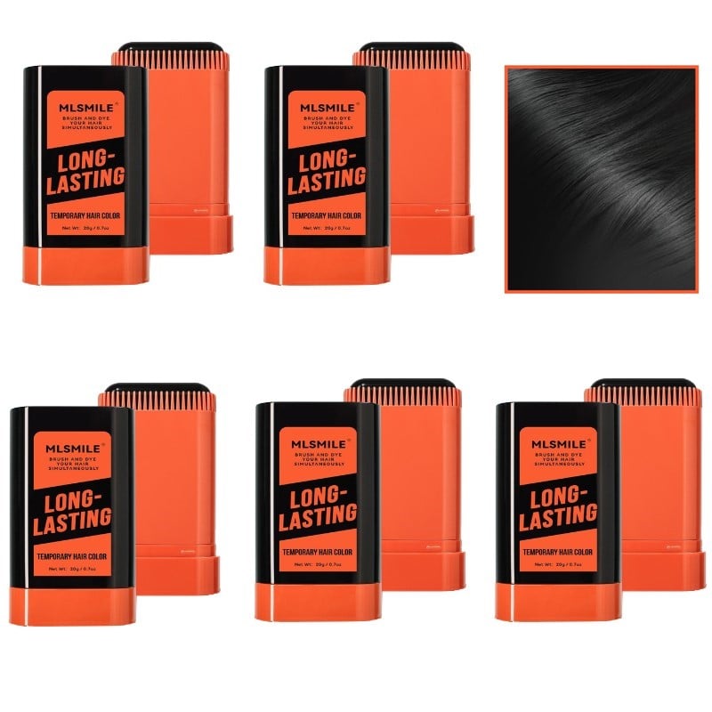 ColorComb – Instant Hair Dye Tool – 1# Black / Buy 3 Get 2 Free (5 pcs)
