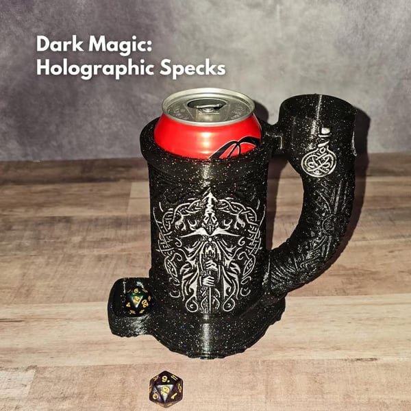 MageMug – Wizard Dice Tower Insulated Cup – Dark Magic