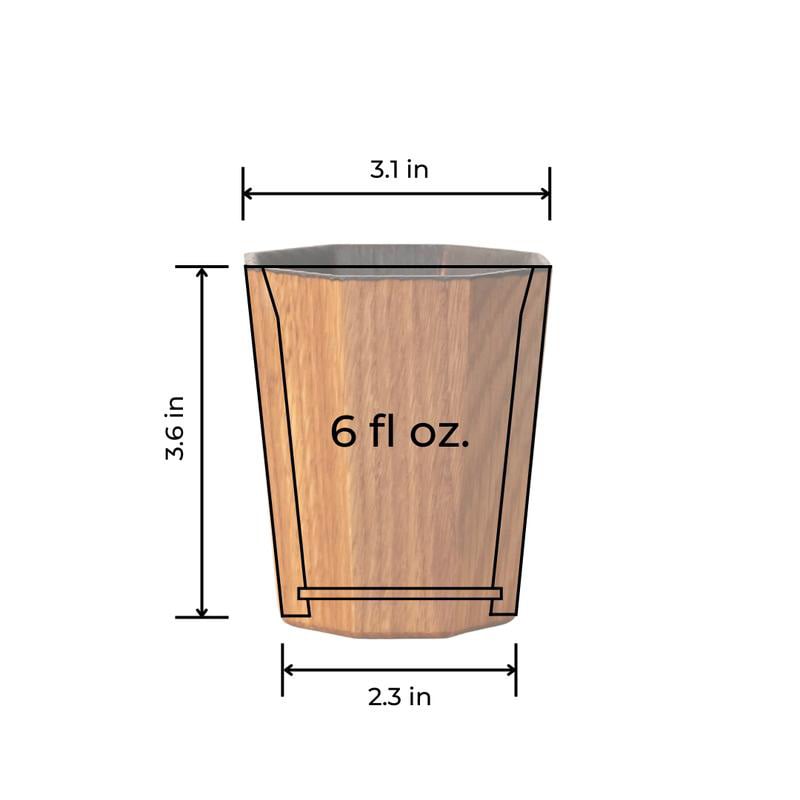 BourbonCraft – White Oak Whiskey Cup – image 9