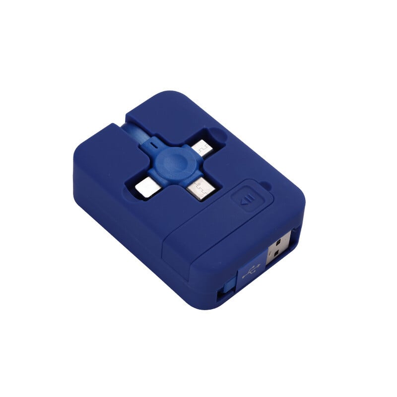 PowerNest – Multi Function Fast Charge Cable Organizer Box – Blue