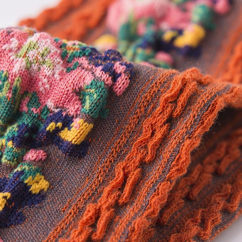 LumeFlora – Soft Cotton Embroidered Flower Socks – image 19