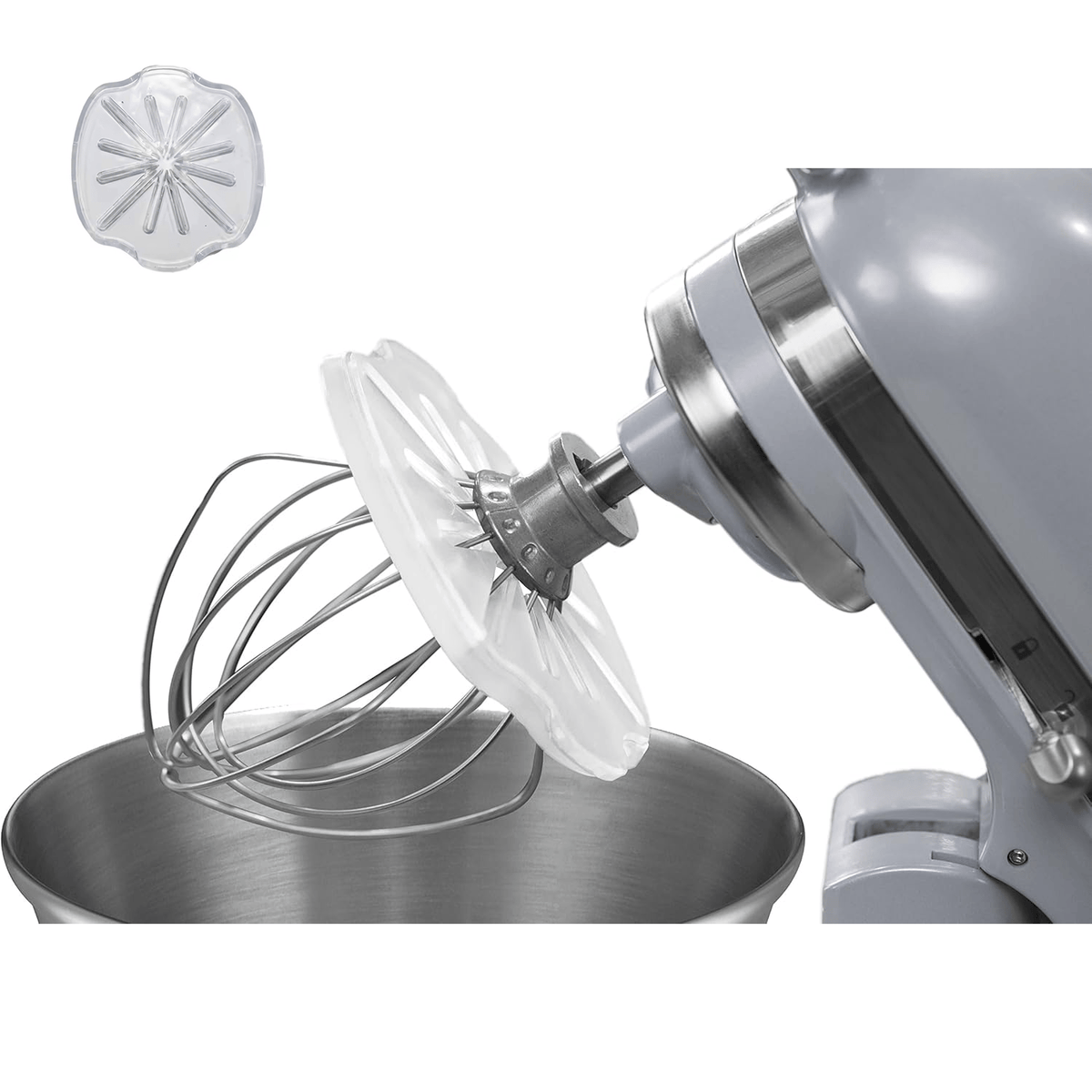 MixEase – The Instant Whisk Cleaner – Tilt-Head Mixers (4.5QT-5QT) / White